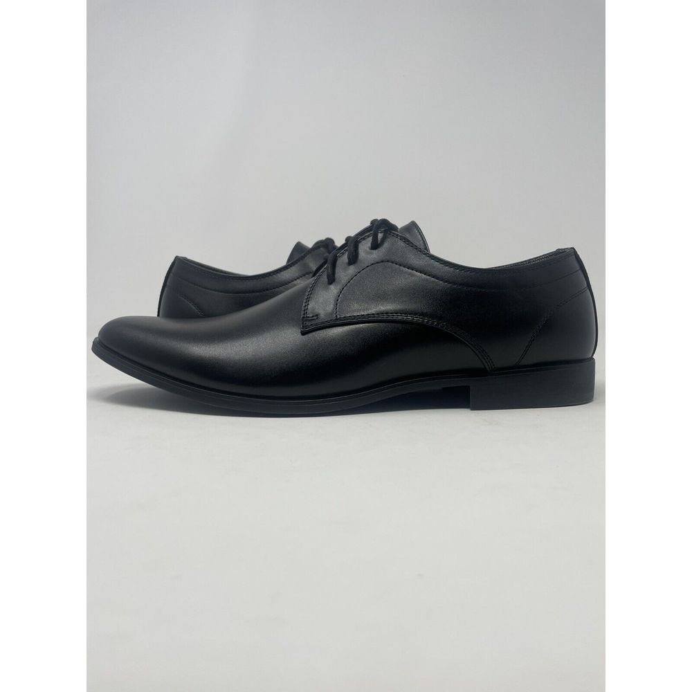 Perry Ellis Portfolio Jess Black Oxford Dress Shoes Ultra Foam Mens‎ Size 11.5